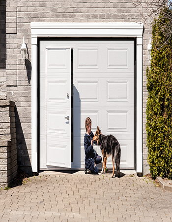 door in a garage door easy for use