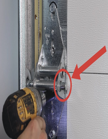 garage door hinges repair