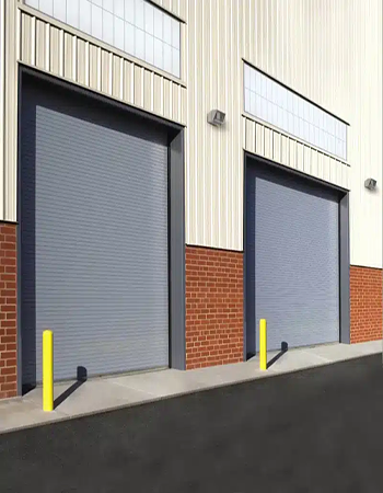 steel commercial garage door